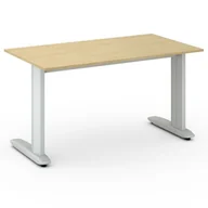 Biurka - B2B Partner Biurko Flexible 1400 x 800 mm, brzoza 468137 - miniaturka - grafika 1