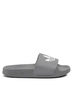 Klapki i japonki damskie - adidas Klapki adilette Lite FU7592 Szary - miniaturka - grafika 1