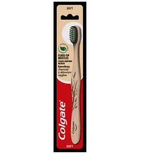Colgate Colgate BAMBOO CHARCOAL SZCZOTECZKA DO ZĘBÓW MIĘKKA - Nici dentystyczne - miniaturka - grafika 2