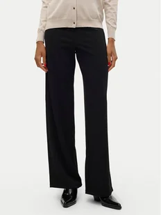 Vero Moda Spodnie materiałowe Berlin 10318454 Czarny Wide Leg - Spodnie damskie - miniaturka - grafika 1