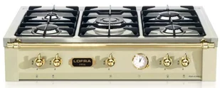 Płyta gazowa do zabudowy Płyta gazowa LOFRA Range Top Dolcevita 90 AVORIO TRBI96/5 - Płyty gazowe do zabudowy - miniaturka - grafika 1