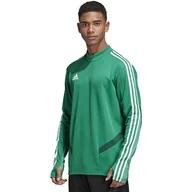 Bluzy sportowe męskie - Adidas, Bluza męska, TIRO 19 TR TOP DW4799, zielony, rozmiar XL - miniaturka - grafika 1