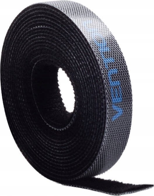 Vention opaska kablowa z rzepem do kabli nylonowa czarna 1 szt.