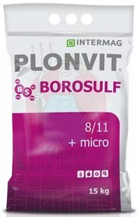 PLONVIT BOROSULF to krystaliczny, rozpuszczalny w wodzie nawóz przeznaczony do dolistnego stosowania. Zawiera bor (80 g B/kg) i siarkę (110 g S/kg) .. - Nawozy ogrodnicze - miniaturka - grafika 1