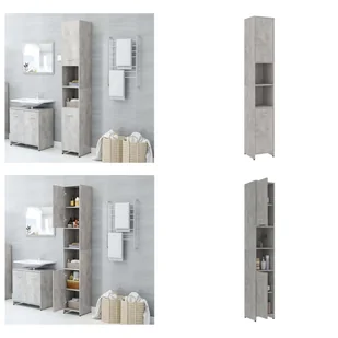vidaXL Szafka łazienkowa betonowa szara 30x30x183,5 cm materiał drewnopochodny - Szafka łazienkowa - Szafki łazienkowe - Szafka - Szafki - Szafki łazienkowe vidaXL Szafka łazienkowa betonowa szara 30x30x183,5 cm materiał drewnopochodny - Szafka łazienkowa - Szafki łazienkowe - Szafka - Szafki - Szafki łazienkowe - miniaturka - grafika 1