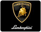 Podkładki pod mysz - PODKŁADKA POD MYSZKĘ LAMBORGHINI Z IMIENIEM 23x19CM DO LAPTOPA - miniaturka - grafika 1