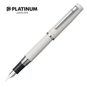 Pióra wieczne - Platinum, Pióro wieczne Procyon Porcelain White, F, Biały - miniaturka - grafika 1