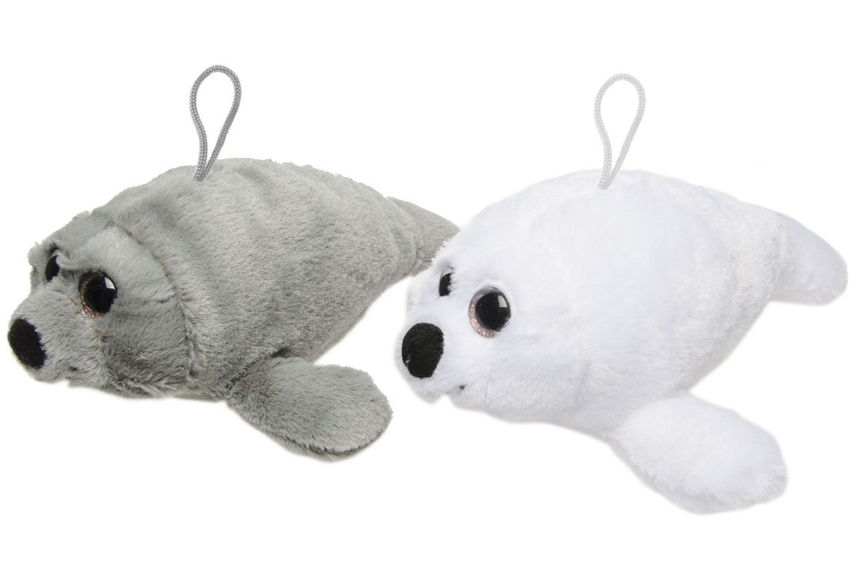 Pluszowa foczka 28 cm – urocza maskotka do przytulania i zabawy