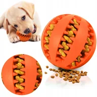 Zabawki dla psów - PIŁKA DLA PSA ZABAWKA PRZYSMAKI GUMOWA GRYZAK 7cm - miniaturka - grafika 1