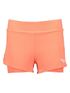 Mizuno Szorty funkcyjne w kolorze pomarańczowym - Spodnie sportowe damskie - miniaturka - grafika 1