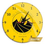 Zegary - NoName Zegar Ścienny Z Połyskiem Batman 001 DC Żółty WWCBATMAN002 - miniaturka - grafika 1