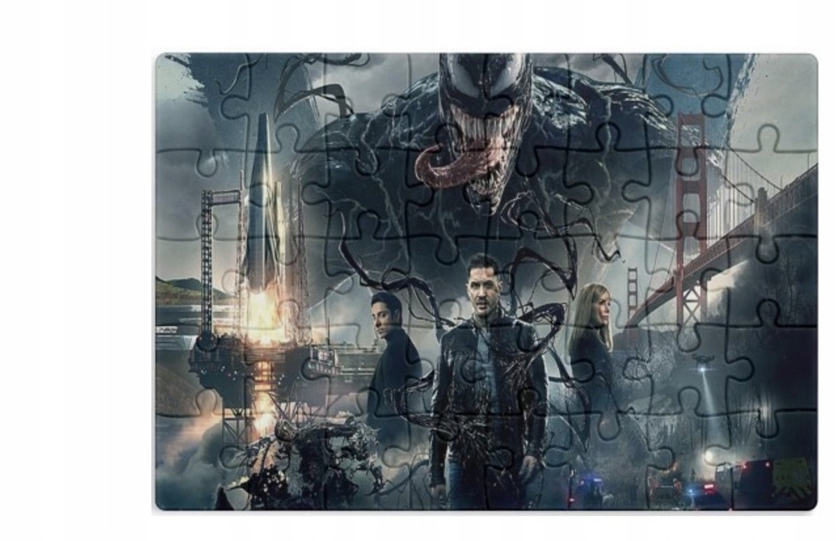 PUZZLE VENOM MARVEL AVENGERS A3 252 el z Nadrukiem + IMIĘ #100