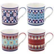 Kubki - Nava Kubek Porcelanowy Zestaw Komplet Kubków Kolorowych 4 X 330 Ml - miniaturka - grafika 1