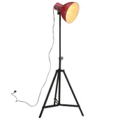 Lampy stojące - vidaXL Lampa stojąca, 25 W, postarzany czerwony, 61x61x90/150 cm, E27 - miniaturka - grafika 1