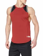 Koszulki sportowe męskie - Under Armour Tank Tank męski Red/Black/Black (600) L - miniaturka - grafika 1