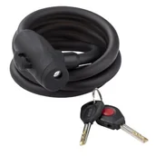 Zabezpieczenia do roweru - Kellys Zapięcie Recoil KL-052 czarny / Mocowanie na ramę: tak / Rozmiar: 120 cm - miniaturka - grafika 1