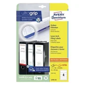 Etykiety do drukarek - Avery ZWECKFORM Etykiety na segregatory; A4 25/op., 192 x 61 mm, białe ZW3 (ZW304) - miniaturka - grafika 1