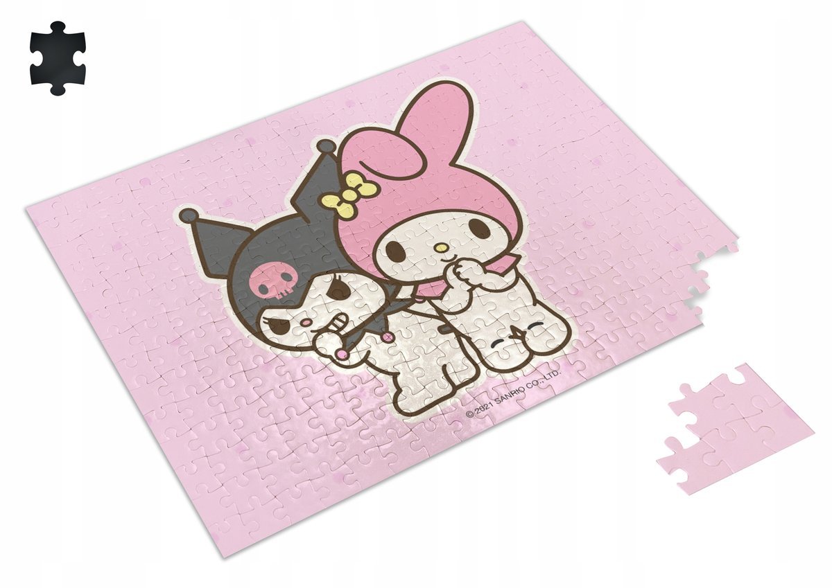 Puzzle KUROMI HELLO KITTY Cinnamoroll A3 252 el z Nadrukiem + IMIĘ 73