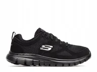 Buty sportowe męskie - Buty Męskie Skechers 52635BBK Burns Agoura Czarne 41 - miniaturka - grafika 1