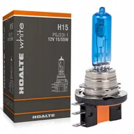 Żarówki samochodowe - Żarówka H15 Hoalte 12V 15/55W White Xenon Look Halogenowa Biała Dwuwłóknowa - miniaturka - grafika 1