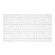 Maty antypoślizgowe - Mata antypoślizgowa VELDI ECO 70 x 40 cm biały - miniaturka - grafika 1