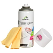 Środki i akcesoria czyszczące do komputerów - Tracer Pianka do plastiku 400ml+Mikrofibra - TRASRO42105 - miniaturka - grafika 1