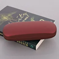 Akcesoria do okularów - Etui na okulary Futerał STHC-13E bordowe - miniaturka - grafika 1
