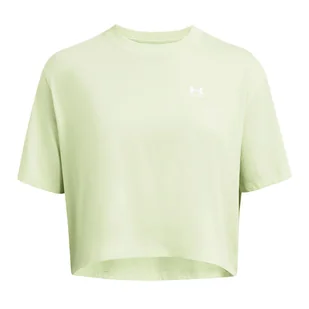 Koszulka damska Under Armour Boxy Crop Logo - Koszulki sportowe damskie - miniaturka - grafika 1