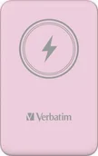 Powerbanki - Verbatim Charge 'n' Go 10000mAh Wireless Magnetic różowy - miniaturka - grafika 1