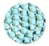 Ozdoby do paznokci - Cyrkonie do paznokci szklane SS10 Aquamarine 1440 szt paczka - miniaturka - grafika 1