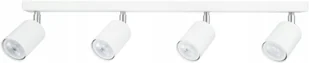 Lampa Listwa Sufitowa Spot Biała Plafon Led 3 Gu10 Oprawa Halogen Ruchoma - Lampy sufitowe - miniaturka - grafika 1