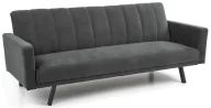 Sofy i kanapy - Szara nowoczesna wersalka rozkładana - Fluff - miniaturka - grafika 1