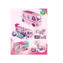 ICOM Auto kamper dla lalki 30cm z basenem - - Akcesoria dla lalek - miniaturka - grafika 1