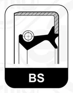 Układ zawieszenia - akcesoria - USZCZELNIACZ PIASTY KOŁA 105X120X8 BS NBR BPW - miniaturka - grafika 1