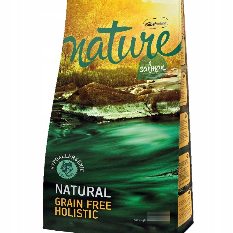 NATURE Grain Free Holistic Łosoś - sucha karma dla psa - 12kg