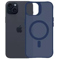 Etui i futerały do telefonów - Etui 3MK Smoke Guardx MagCase do Apple iPhone 15 Niebieski - miniaturka - grafika 1