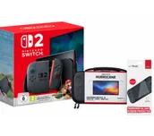 Konsole Nintendo - Nintendo Switch 2 Joy-Con Czarny + Mario Kart World + Szkło Trust GXT 1254 + Etui Yaxo Hurricane - miniaturka - grafika 1