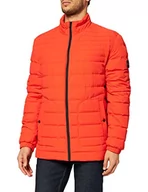 Kurtki męskie - BOSS Męska kurtka przejściowa Oswizz, Bright Orange821, 44 - miniaturka - grafika 1