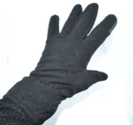 Odzież taktyczna i umundurowanie - Rękawice zimowe Sharg Fleece TouchPad, Black (1040BK) - miniaturka - grafika 1