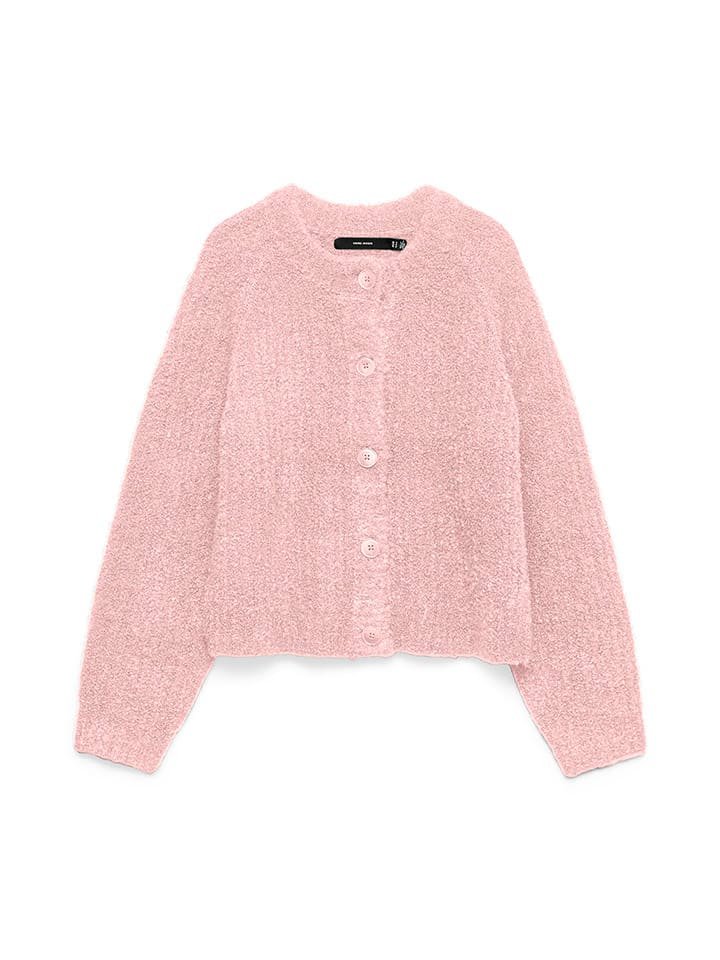 Vero Moda Kardigan w kolorze jasnoróżowym