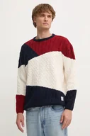 Swetry męskie - Pepe Jeans sweter COURT męski kolor beżowy  PM702475 - miniaturka - grafika 1