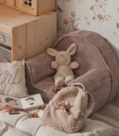 Fotele i pufy dla dzieci - Magenta Grey - fotelik dla dzieci - miniaturka - grafika 1