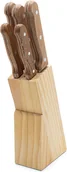 Noże kuchenne - Zestaw noży blokowych Schäfer 6-częściowy Phoenix Trwała jakość cięcia Rękojeści z prawdziwego drewna - miniaturka - grafika 1