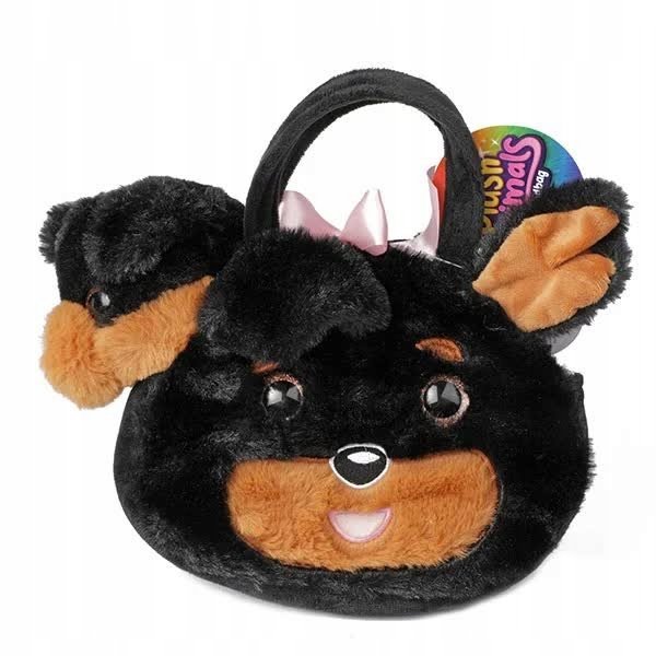 Piesek w Eleganckiej Torebce z Oczkami 2 w 1 Pluszowy Owczarek