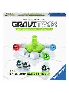 Ravensburger Dodatek do zestawu konstrukcyjnego "GraviTrax Balls & Spinner" - 8+ - Klocki - miniaturka - grafika 1