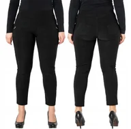 Spodnie damskie - Eleganckie Spodnie Cygaretki Damskie F881-1 XL/XXL - miniaturka - grafika 1