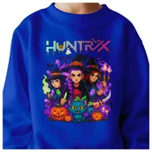 Bluzy dla dziewczynek - BLUZA DZIECIĘCA HUNTRIX HALLOWEEN 134-140 BAWEŁNIANA JAKOŚĆ - miniaturka - grafika 1