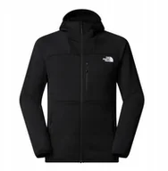 Bluzy męskie - The North Face M Meteora FZ Fleece Jackets NF0A8E1KJK31 Czarne S - miniaturka - grafika 1
