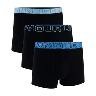 Męska bielizna treningowa (3-pack) Under Armour M UA Perf Cotton 3in - czarna - Majtki męskie - miniaturka - grafika 1