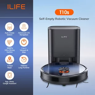 Robot sprzątający Ilife T10s Niebieski - Roboty sprzątające - miniaturka - grafika 3